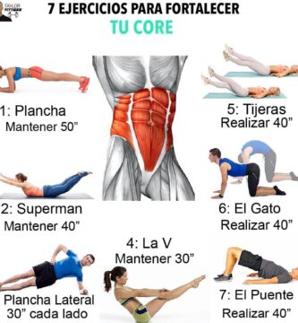 Los 5 mejores ejercicios para fortalecer el core en casa
